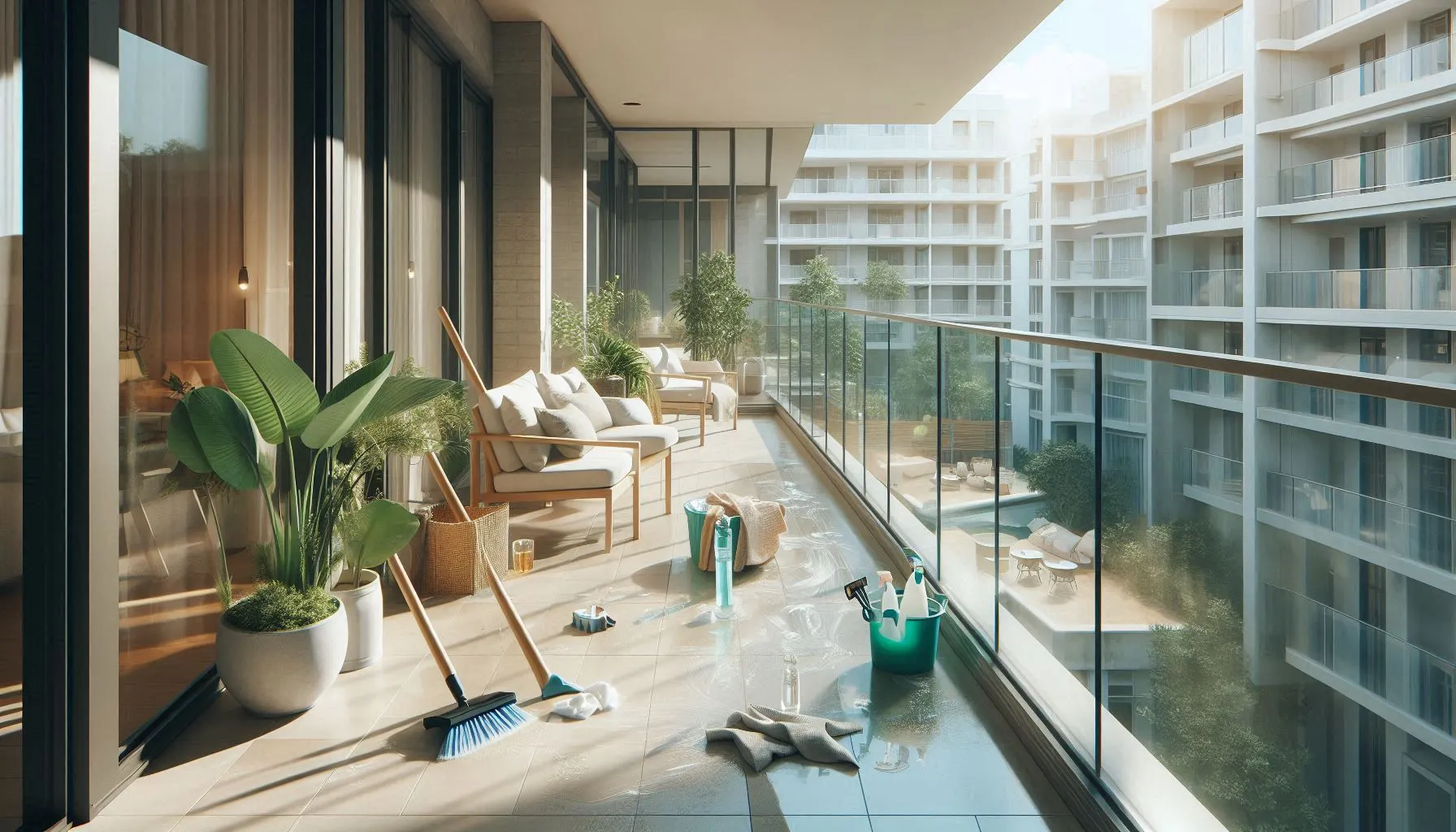 Balcony Cleaning